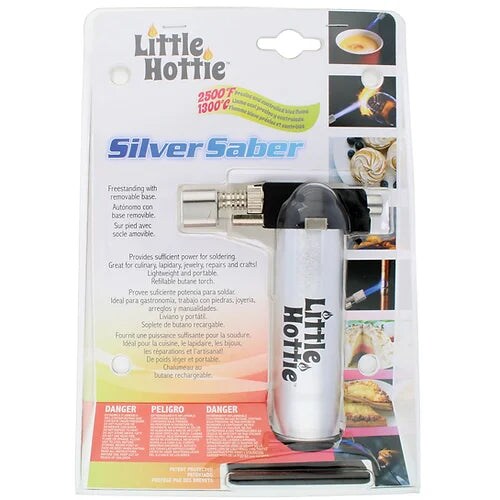 Little Hottie Silver Saber Butane Torch