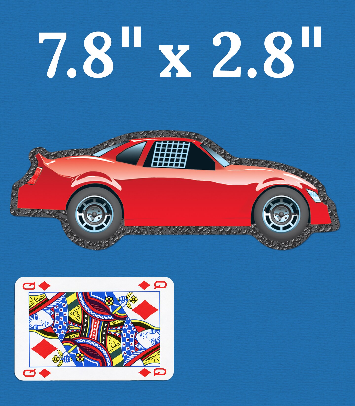 Carson Dellosa 36-Piece Race Car Cutouts, Colorful Cardstock Car Decor for Bulletin Board, Name Tags, Posterboard, NASCAR Themed Classroom, Party, and Locker Decorations