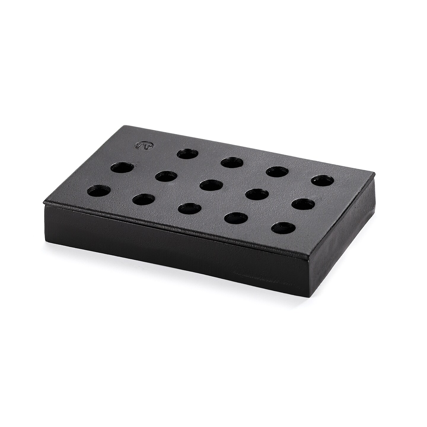 8x5&#x22; Black Wood-Chip Smoking Box