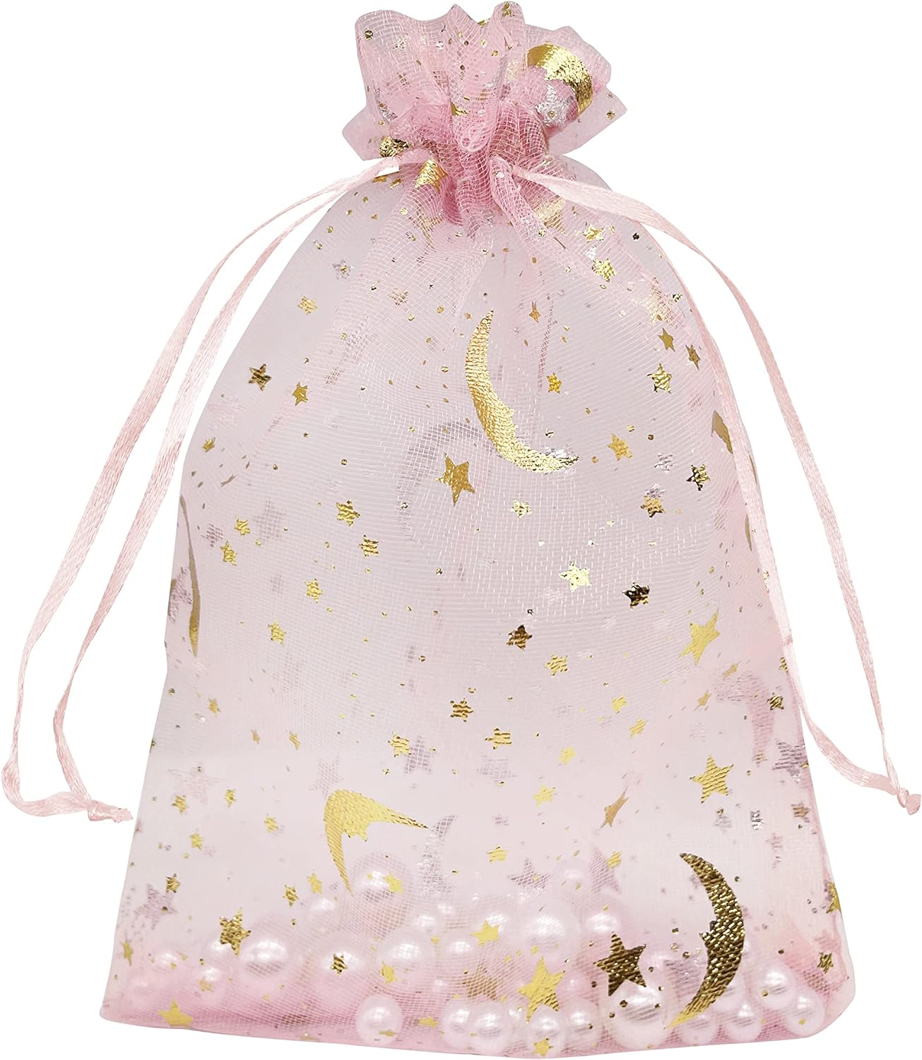 5x7 Moon Star Drawstrings Organza Bags 100 pcs Michaels