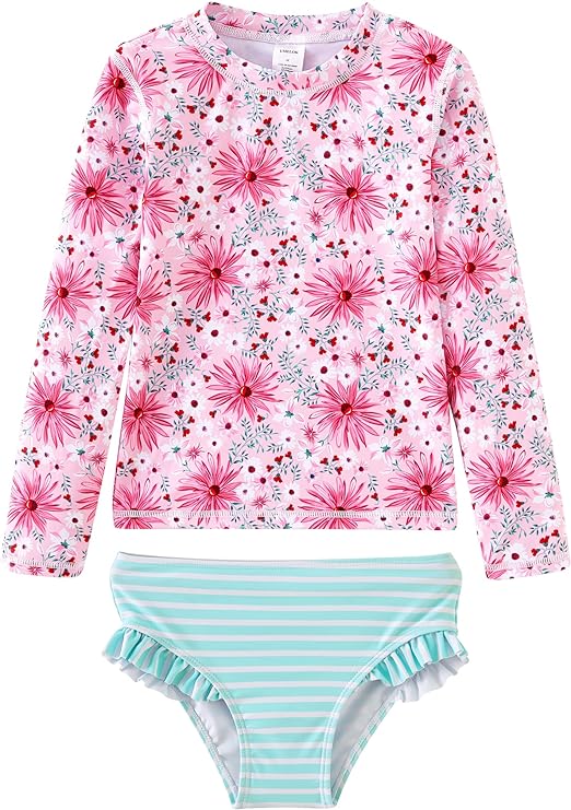 UMELOK Baby Girl 2 Piece Swimwear-3 to 6 Months