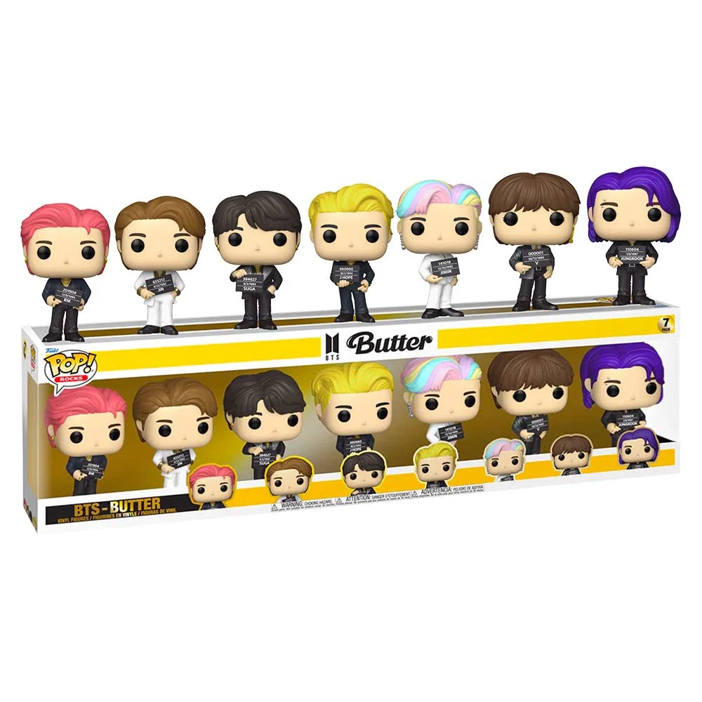 BTS top Funko pop 7 pack