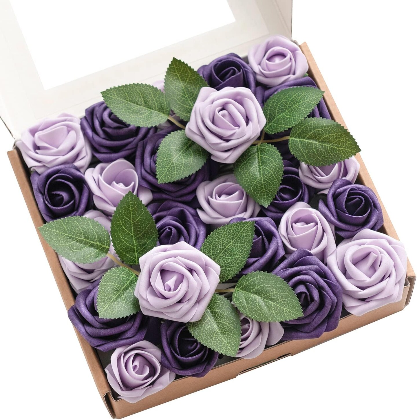 2 Inches Natural Rose Head for DIY Decorations Set of 24