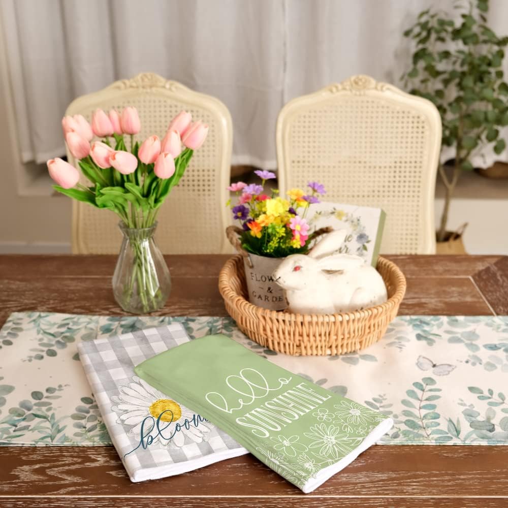 Spring Summer Absorbent Kitchen Towels for Kitchen & Bathroom