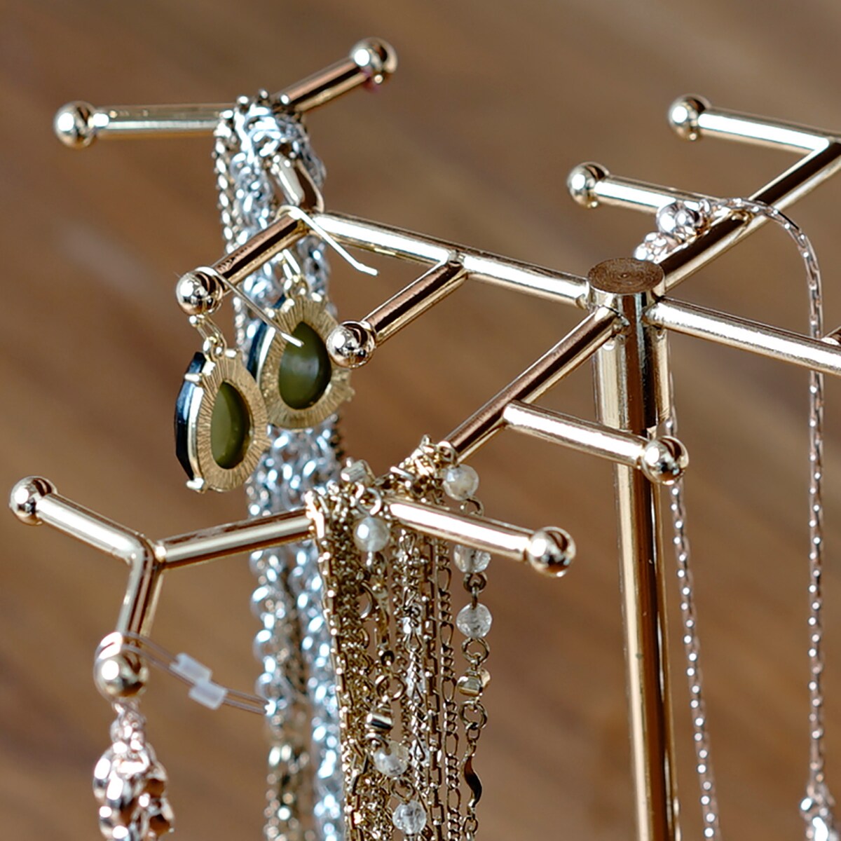 Paisley Jewelry Display Stand, Gold