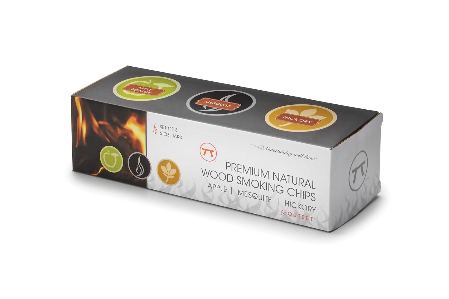 Brown Smoker Wood Chip Gift Set of 3