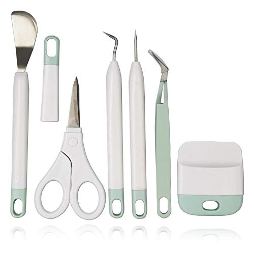 Precision Craft Vinyl Tools Kit,6pcs Weeding Kits,for Cricut/Silhouette/Siser/Oracal