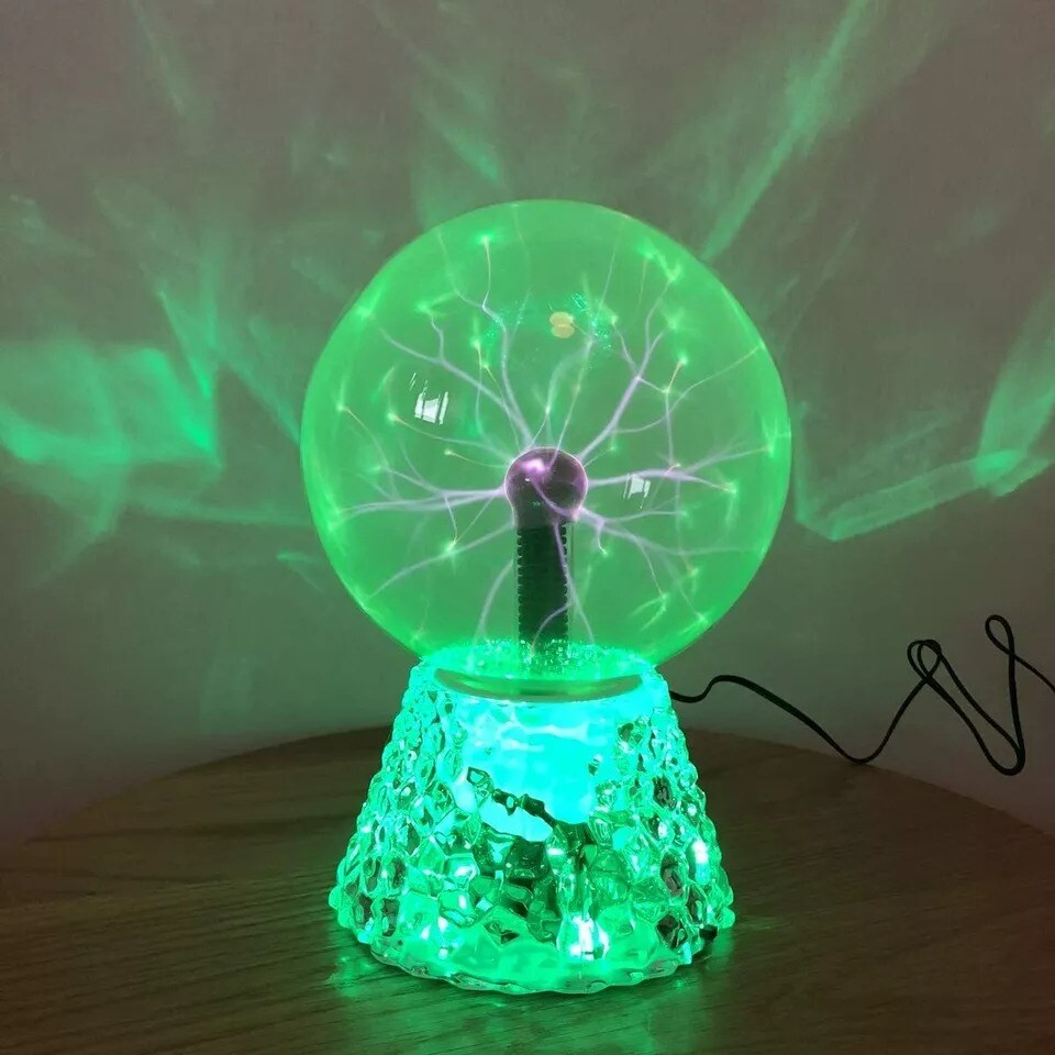 Plasma Ball, RAYWER 6 inch Touch & Sound Sensitive Plasma Globe, Nebula Novelty