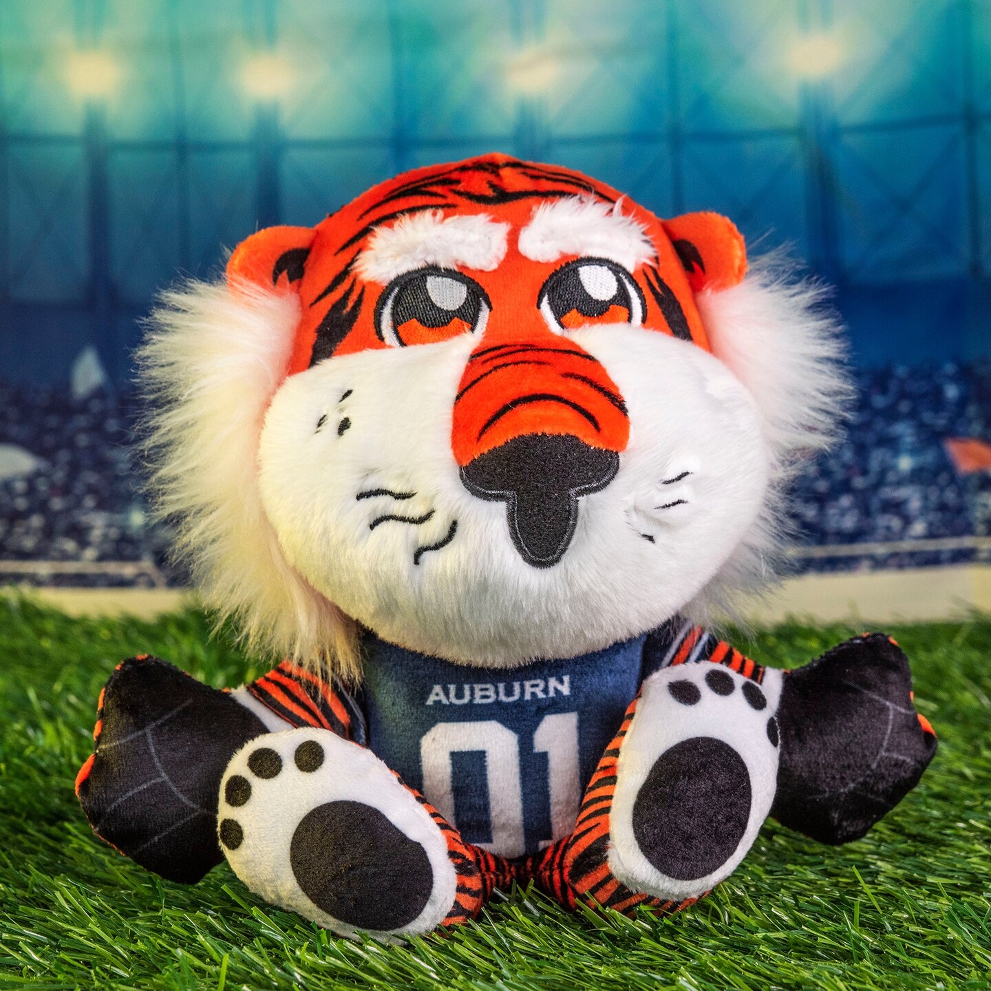 Bleacher Creatures Auburn Tigers Aubie the Tiger 8" Mascot Kuricha Sitting Plush