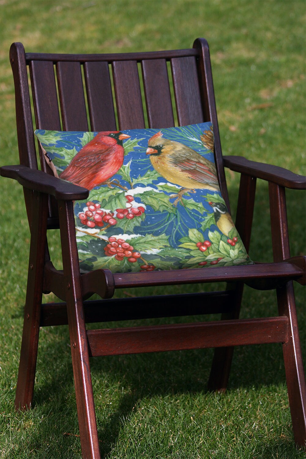 Winter Feast Decorative Winter Indoor/Outdoor Pillow Cover (set of 2)
