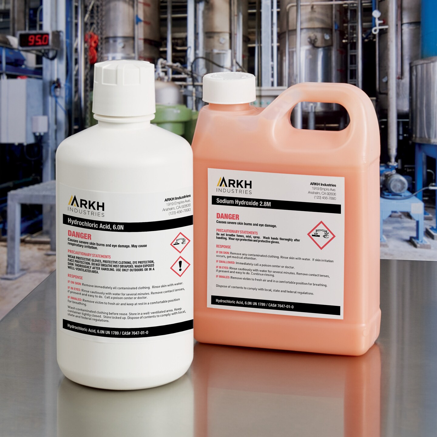 Avery UltraDuty GHS Chemical Labels for Laser Printers, Waterproof, UV Resistant, 4 x 4, 200 Pack (60504)