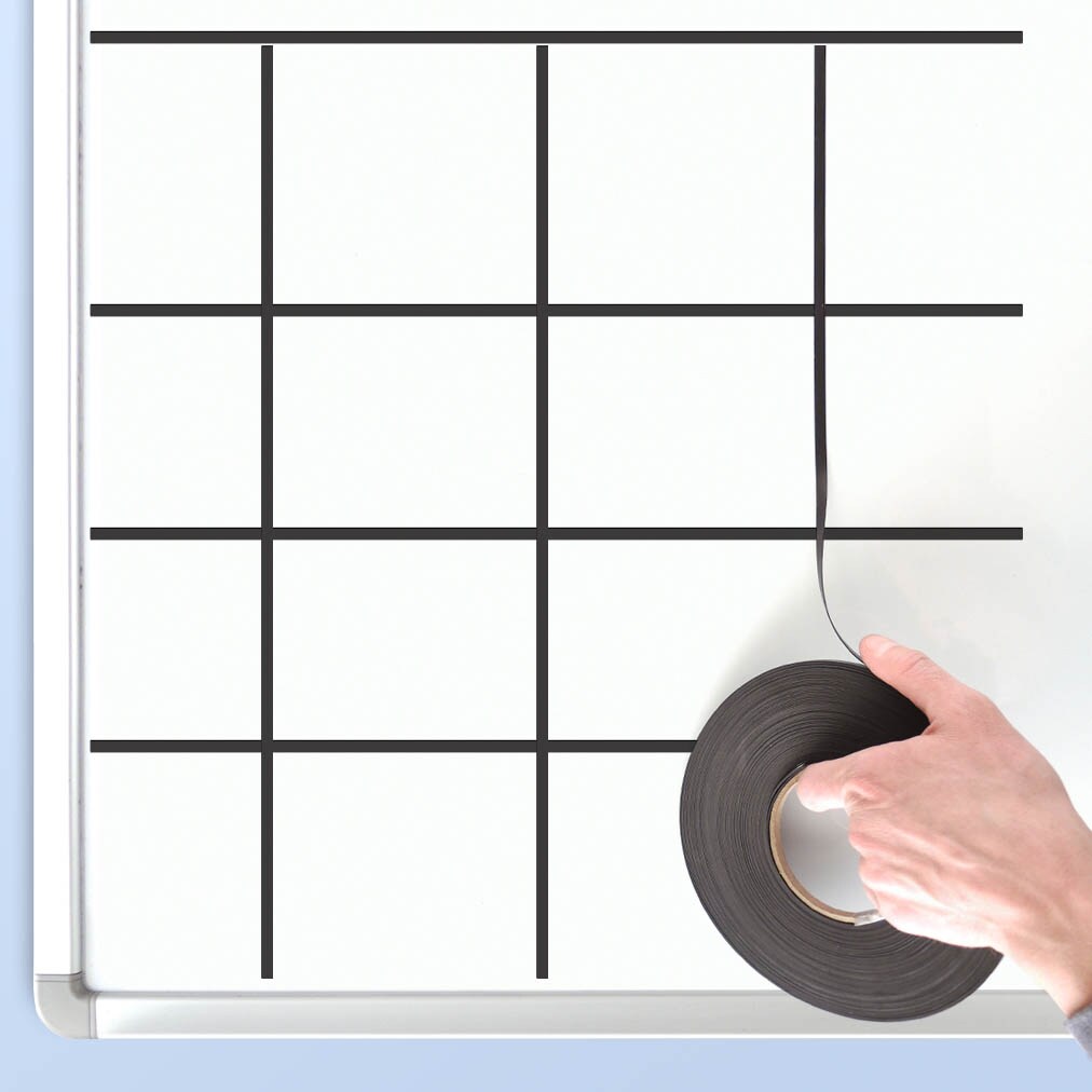 StoreSMART - Magnetic Lines and Board Dividers - 1/4-inch - for Whiteboard Grids - ML1/4