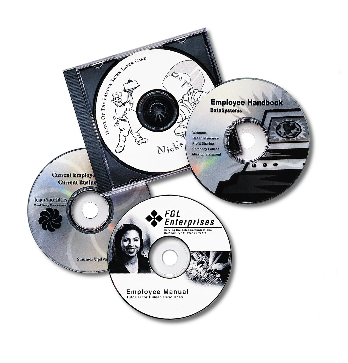 Avery CD Labels for Laser Printers, White, 100 Disc Labels and 200 Spine Labels (5698)