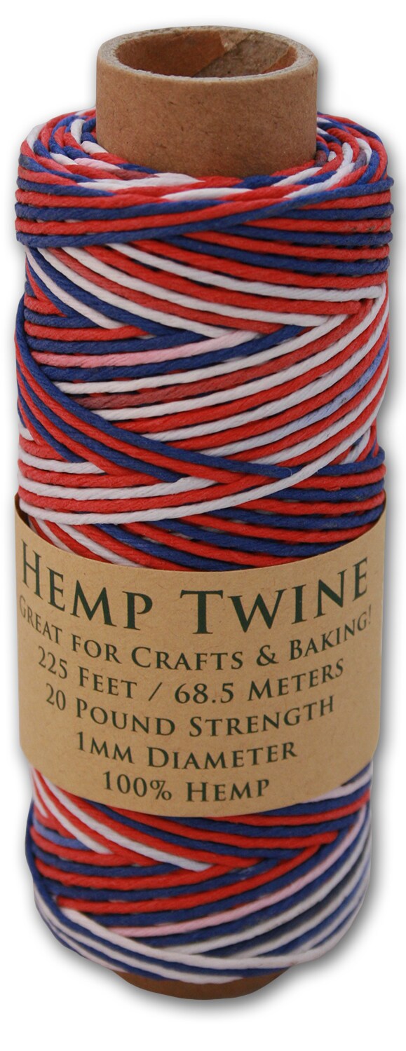 Hemptopia, Hemp Twine Spool, 225ft, All Natural, Multiple Colors