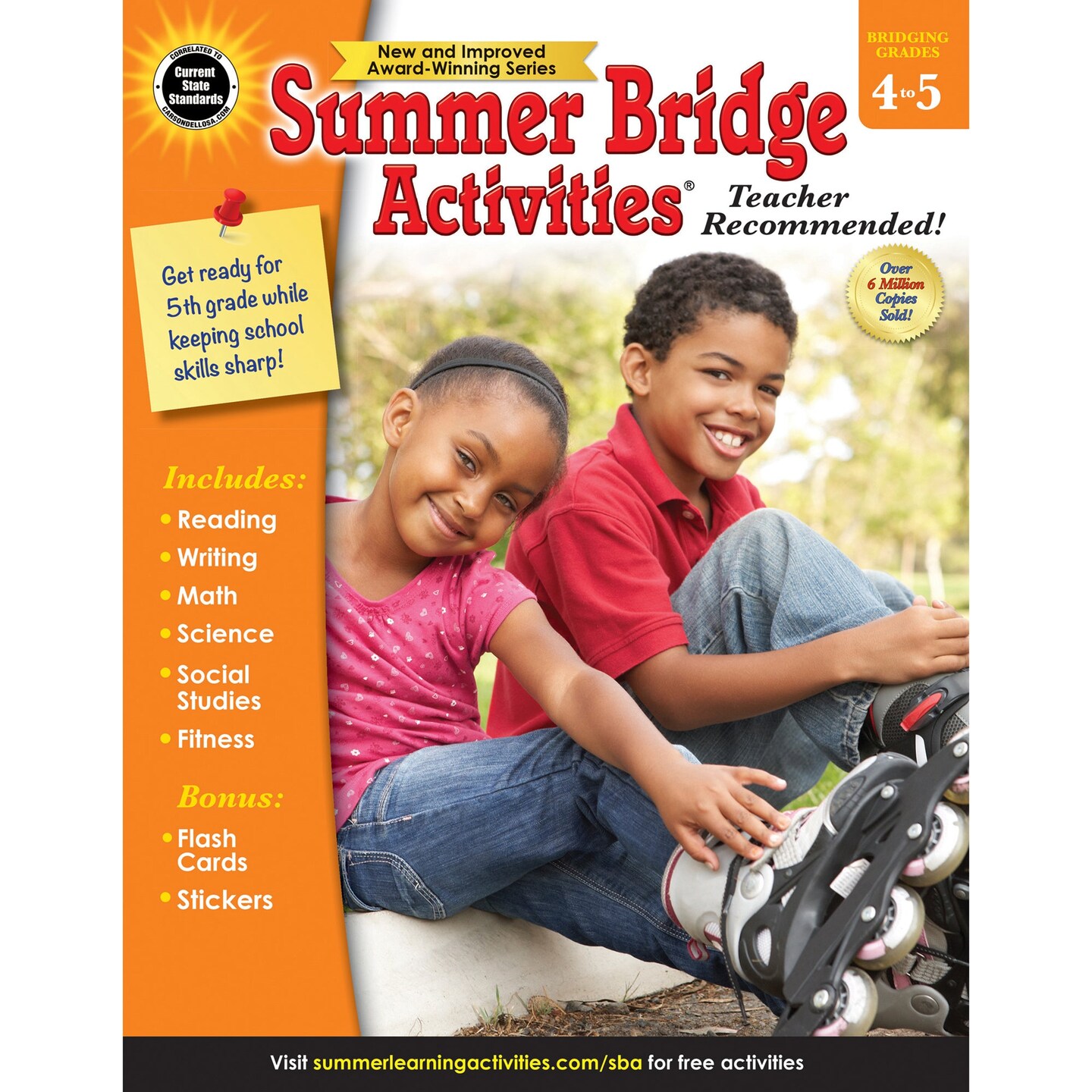 Summer Bridge Activities&#xAE; Workbook, Grade 4-5, Paperback