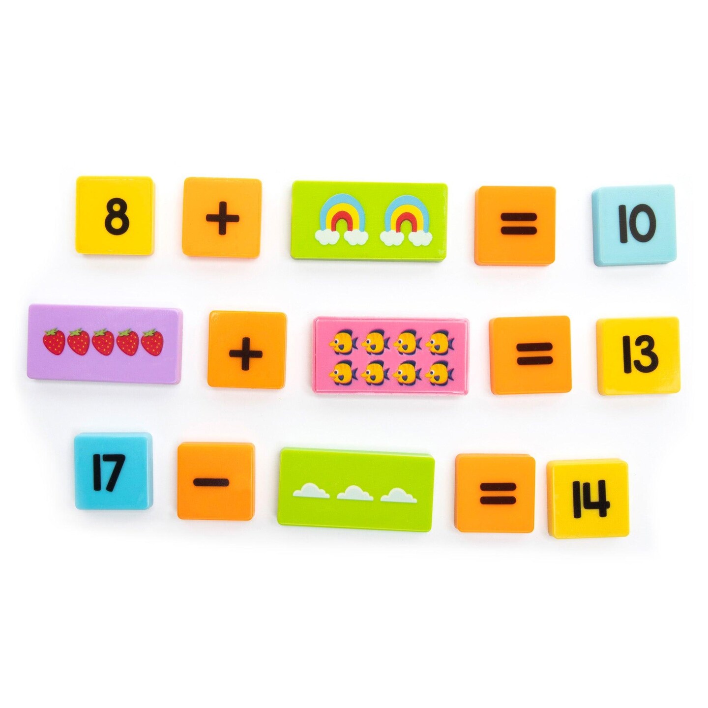 Math Dominoes &#x2014; Addition &#x26; Subtraction