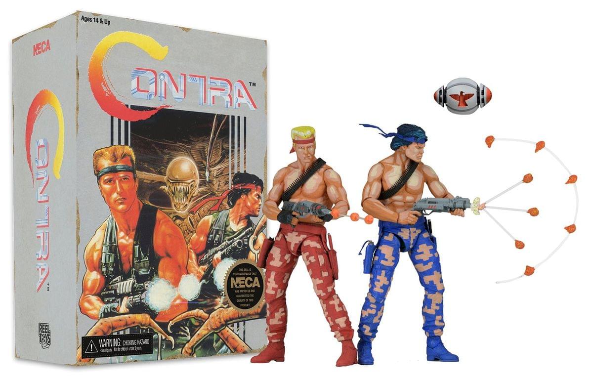 Contra Bill &#x26; Lance Video Game Appearance 7&#x22; Action Figure 2-Pack