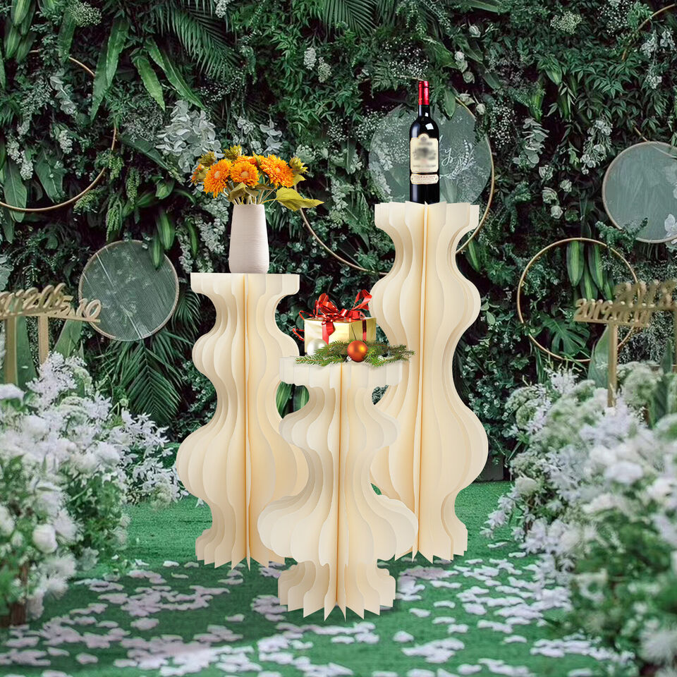 3pcs Cylinder Pedestal Stands