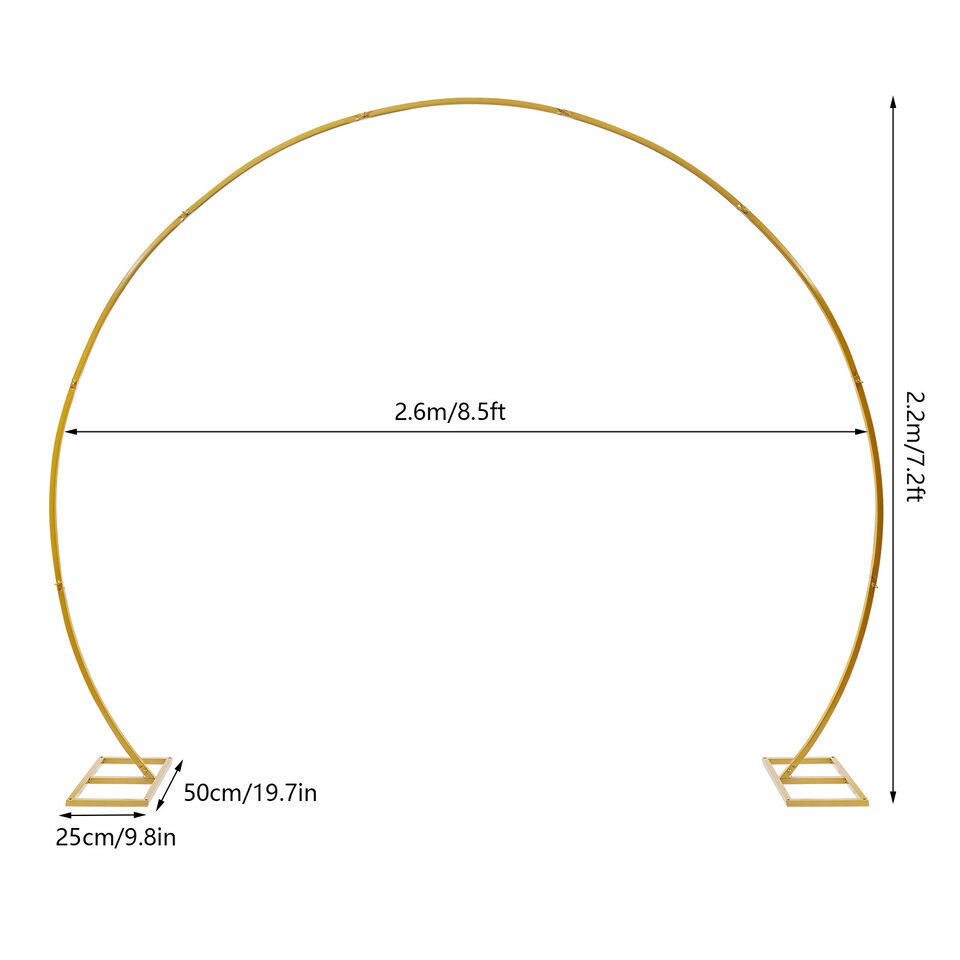 8.5FT Round Wedding Backdrop Stand