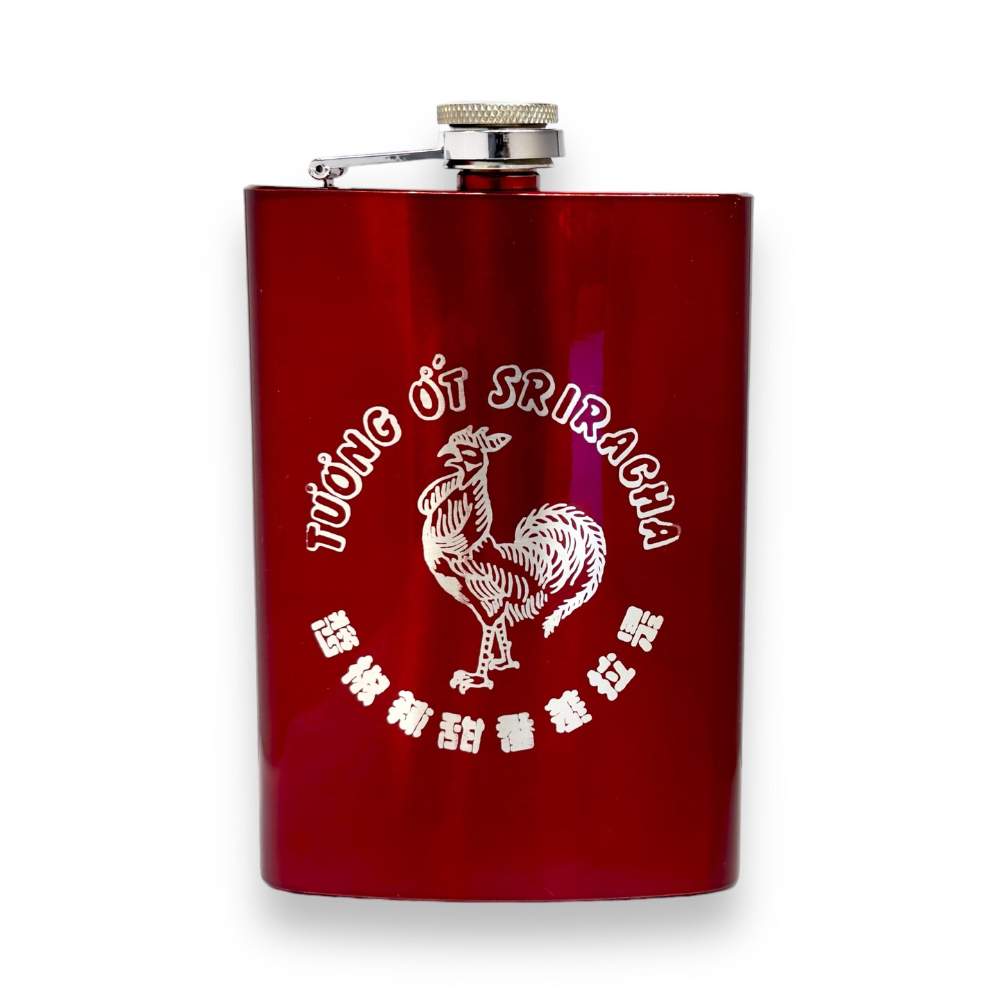 8oz RED Sriracha Flask 8oz RED Sriracha Flask