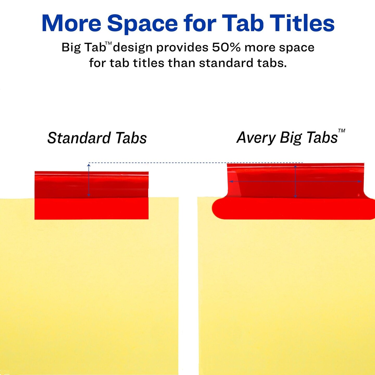 Big Tab&#x2122; Insertable Dividers, Buff Paper, 8-Tab Set, Multicolor, 12 Sets