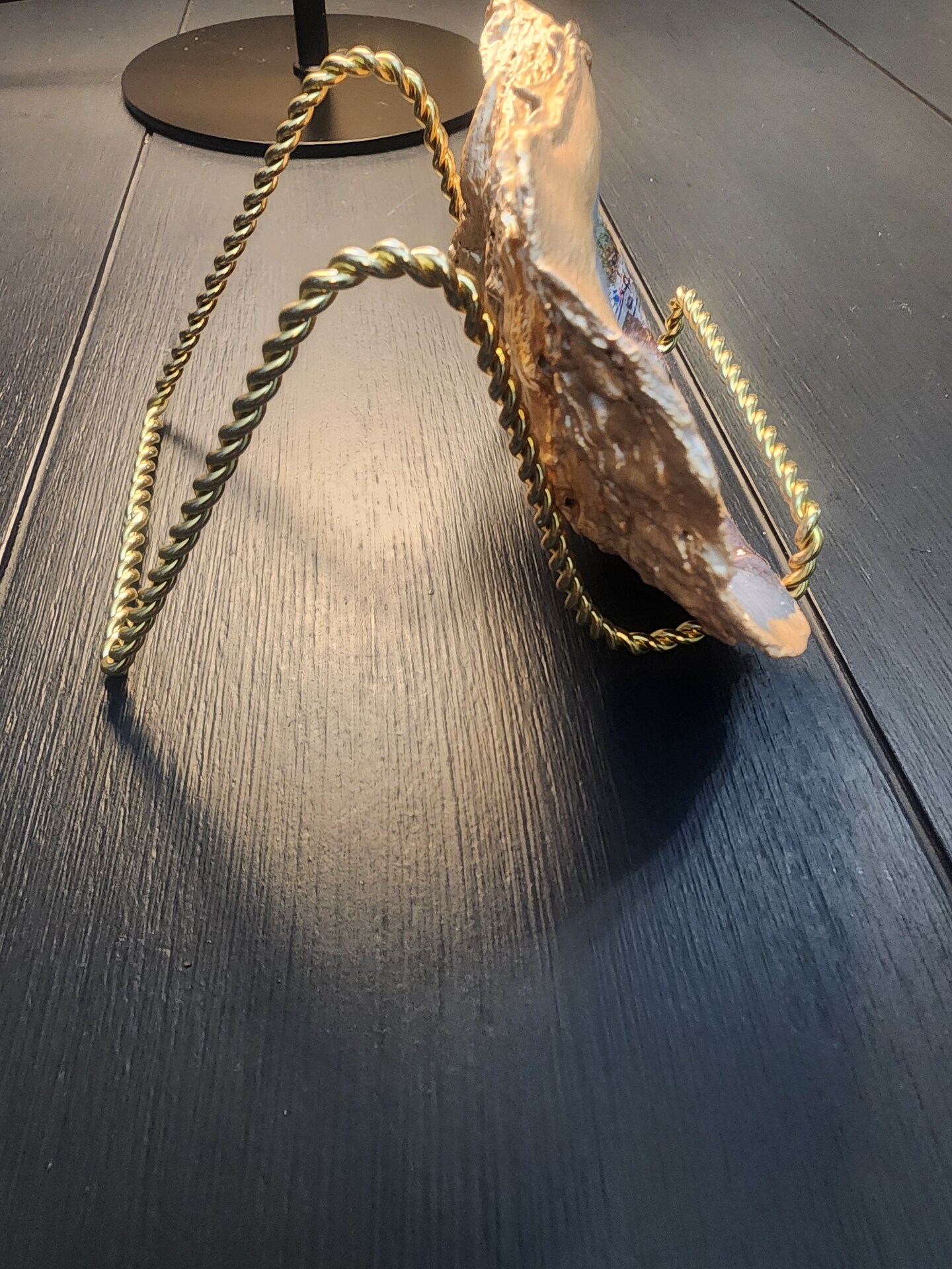 Unique Oyster Shell Art featuring South Louisiana Shrimp Boat