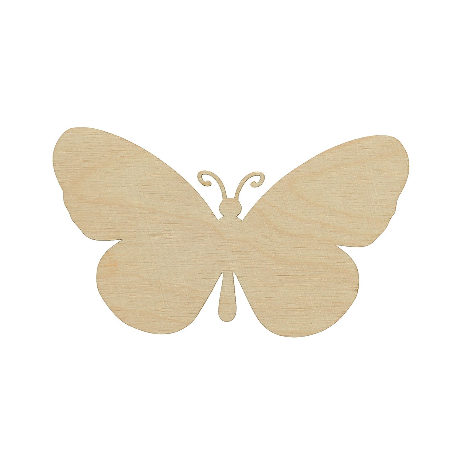 Essentials By Leisure Arts Arts Flat Wood Shape 24pc Butterfly
