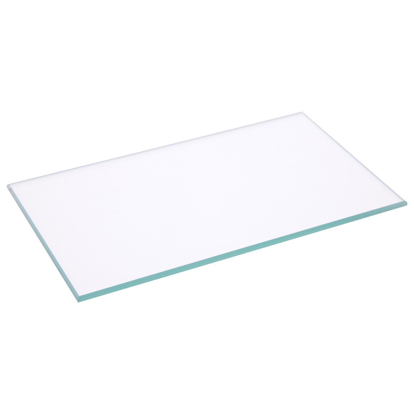 Plymor Rectangle 3mm Non-Beveled Clear Glass, 3 inch x 5 inch