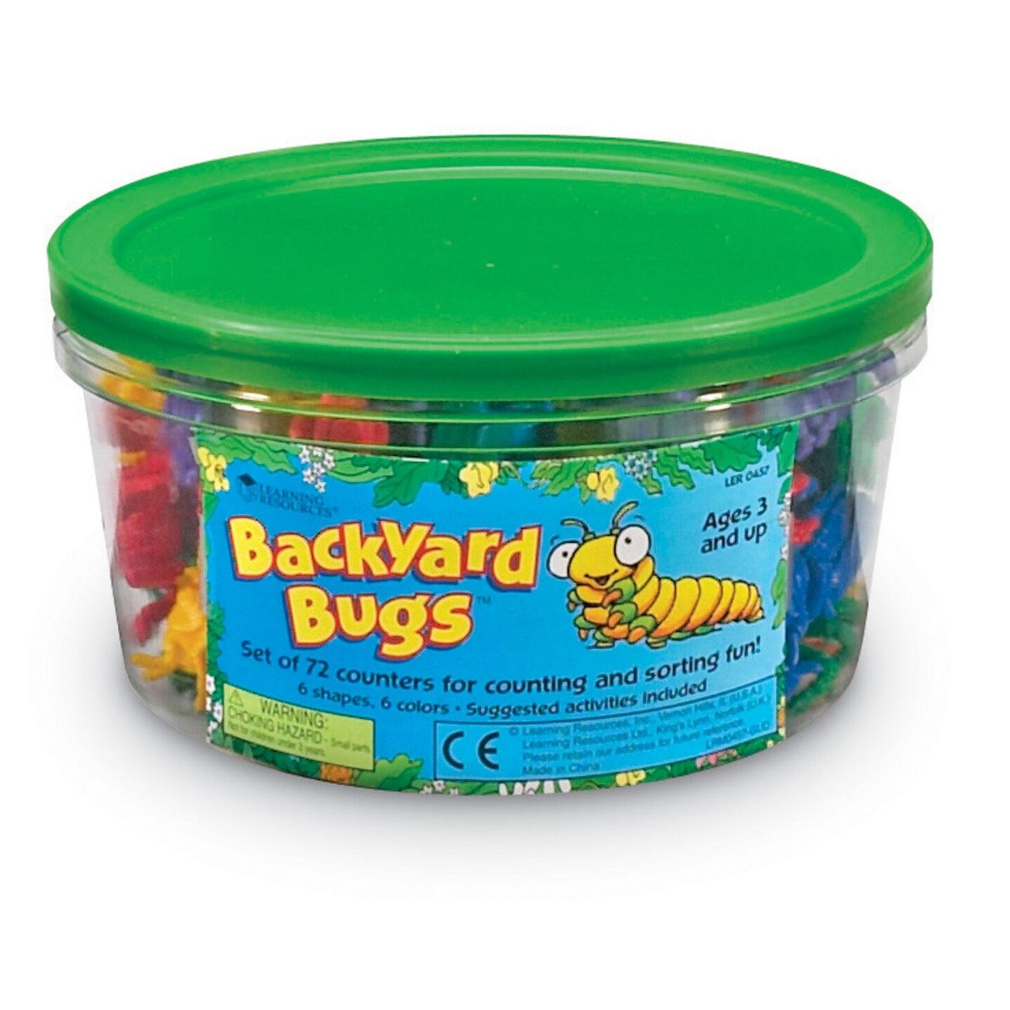 Backyard Bugs&#x2122; Counters, Pack of 72