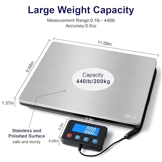 TIPRE&#xAE; Digital Shipping Postal Scale