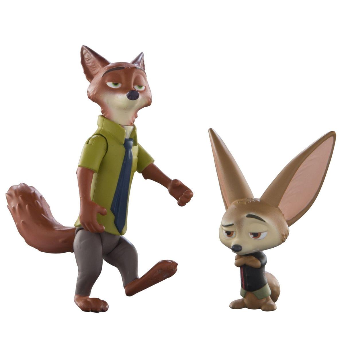 Disney Zootopia Character 2-Pack Nick &#x26; Finnick Figures