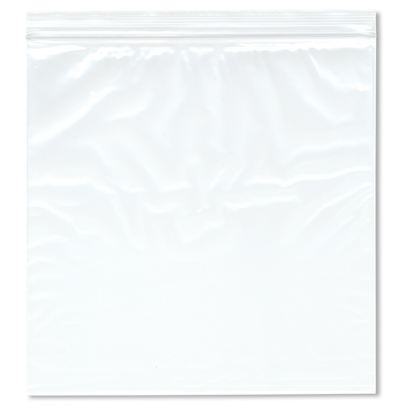 Plymor 9&#x22; x 9&#x22; (Pack of 100), 2 Mil Zipper Reclosable Plastic Bags