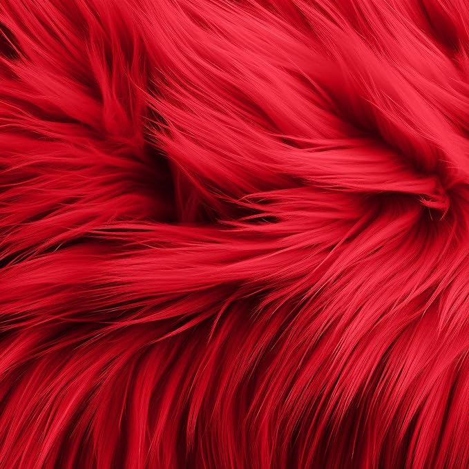 FabricLA - Shaggy Faux Fur Fabric Scrap Bag - Artificial Fur Like Material - Use Fur Pieces for Crafts, Gnome Beard, Art Project, Fashion Decor