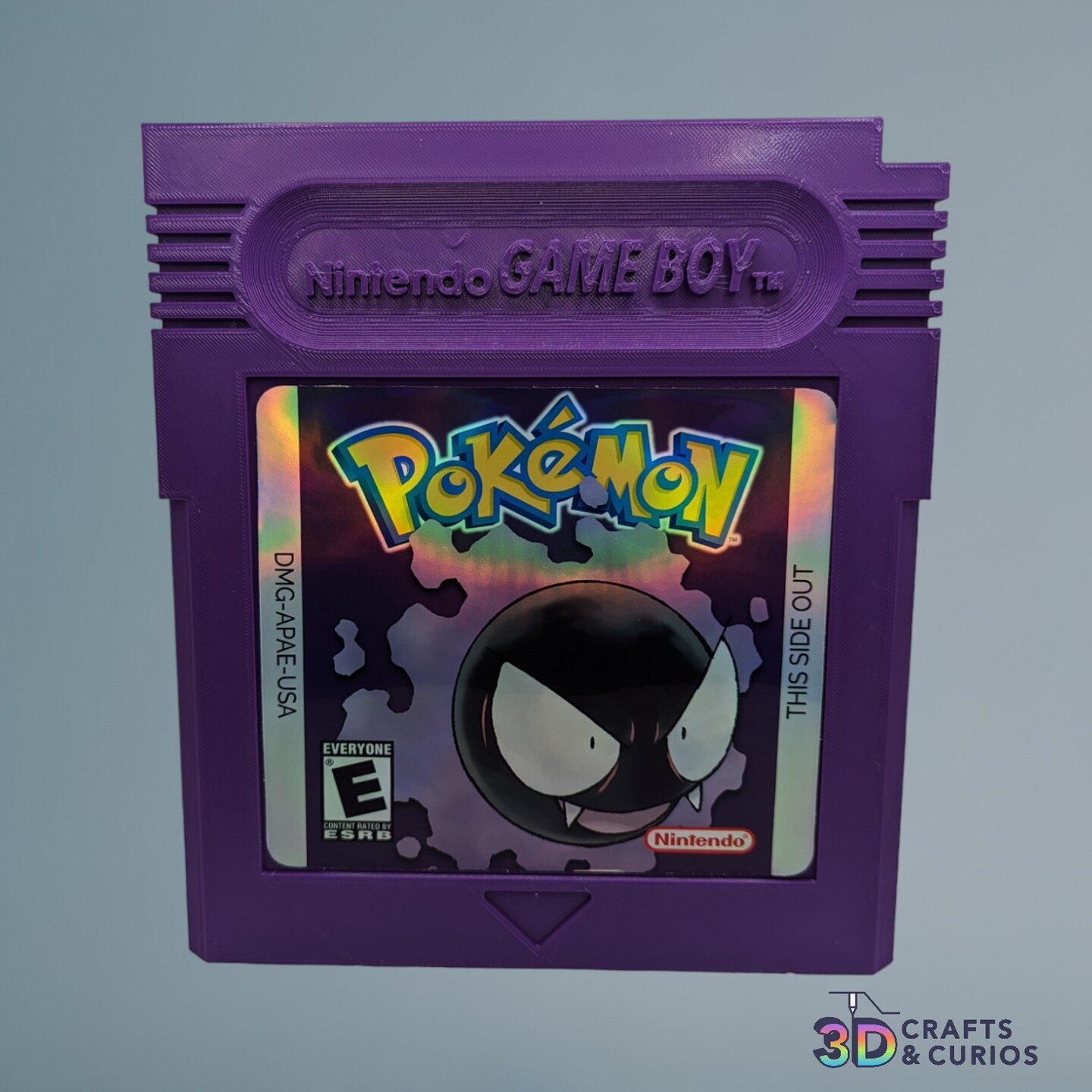 Giant Pokemon Gameboy Cartridge Decoration - Ghastly, Haunter, Gengar