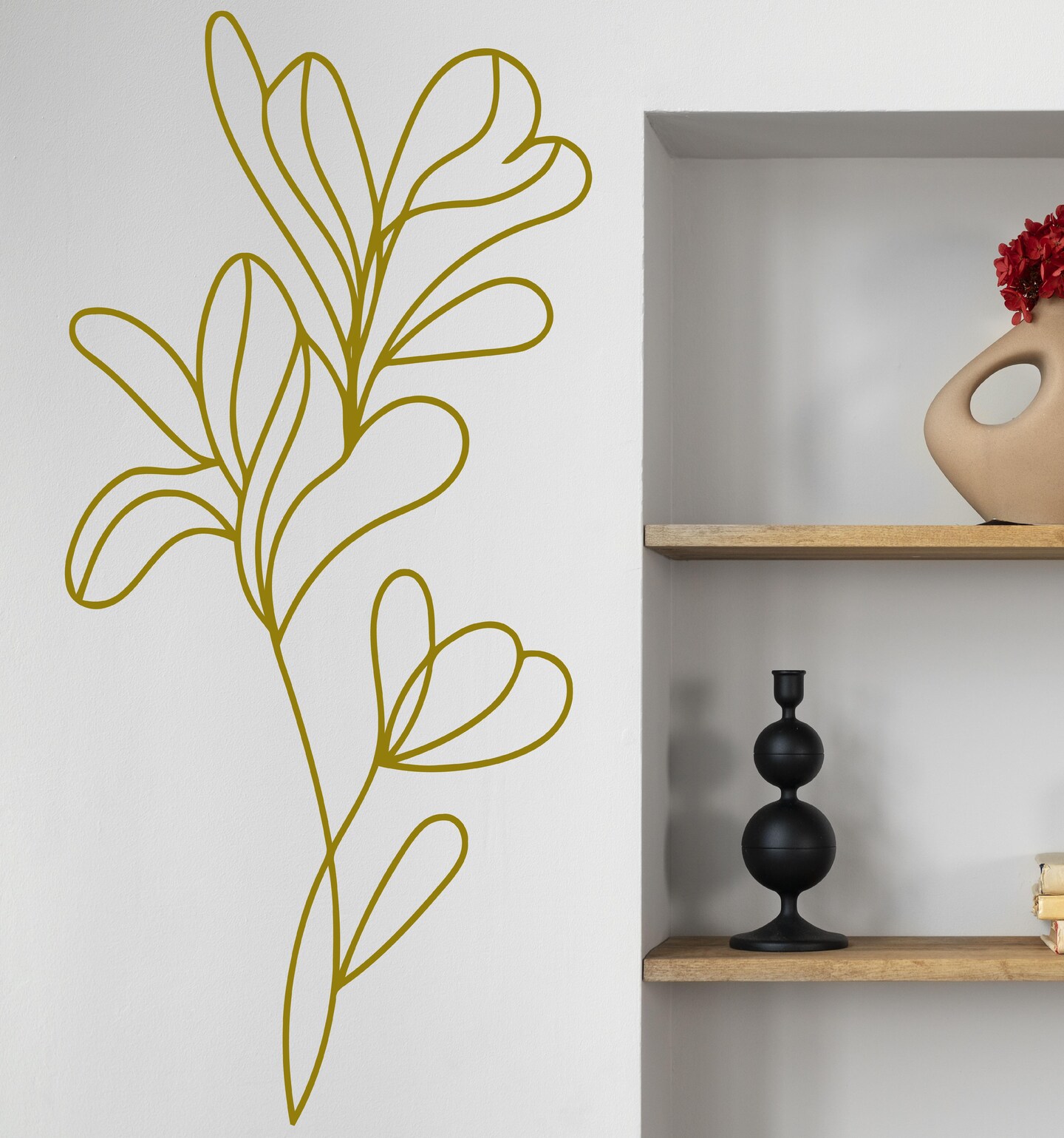 Minimal Floral Vinyl