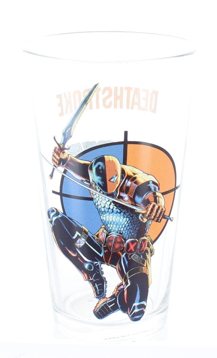 DC Comics Deathstroke &#x27;Toon Tumbler 16 oz. Pint Glass