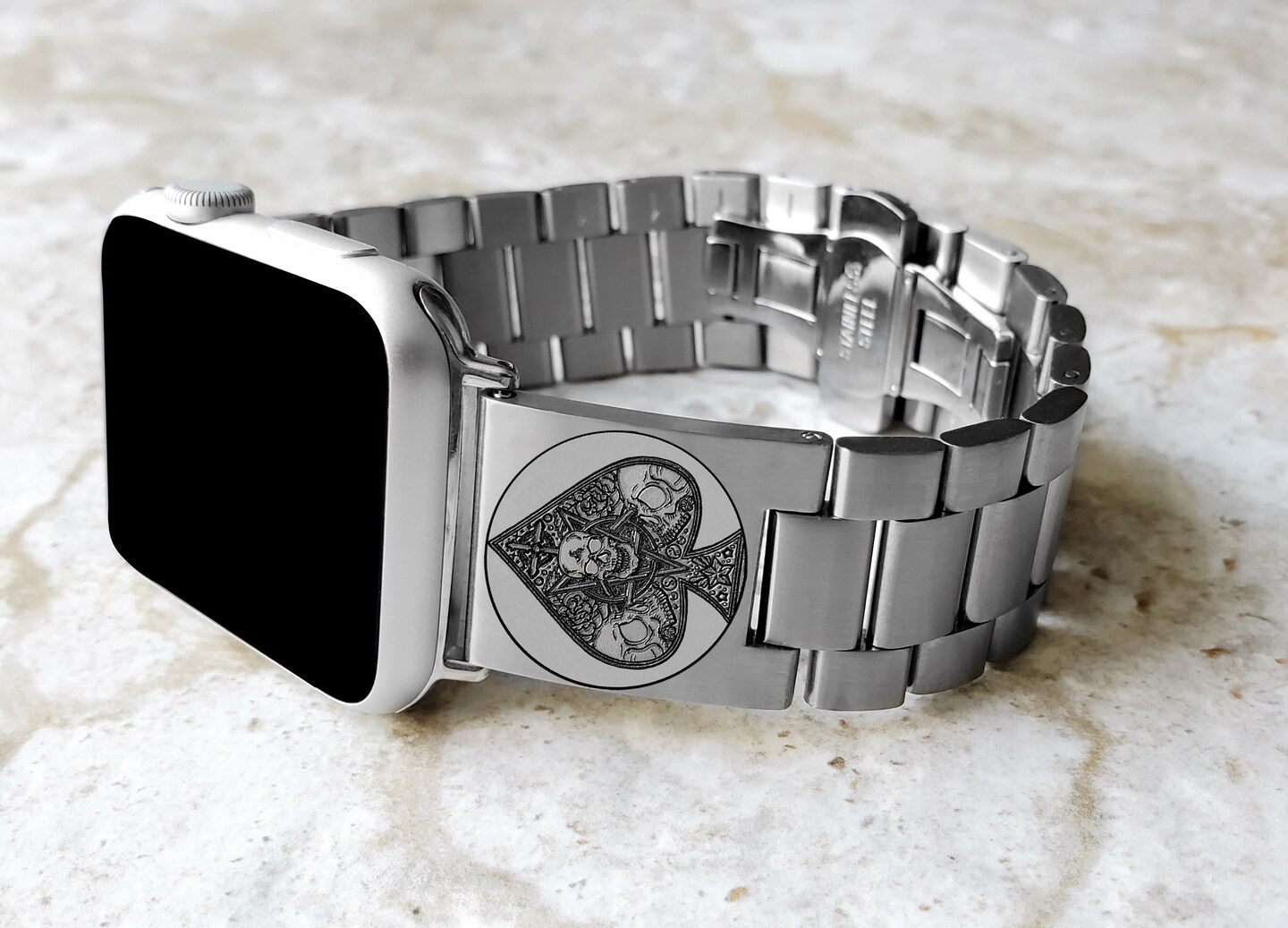 Apple Watch Band Ace of Spades for Ultra 2 9 8 7 SE 6 5 4 3 2 1