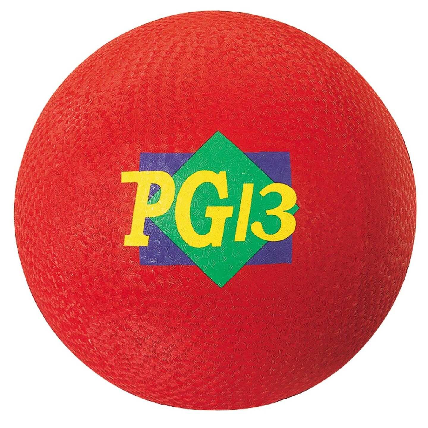 Playground Ball, 13&#x22; Diameter, Red