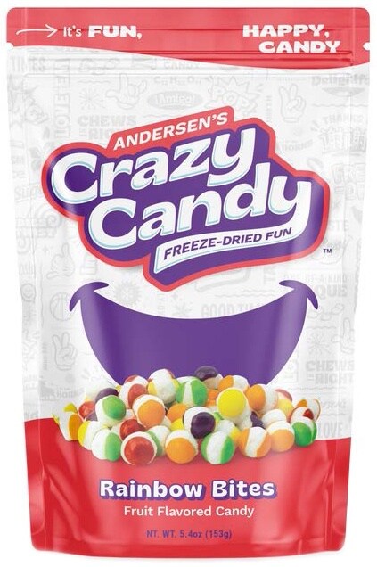 Andersen&#x27;s Crazy Candy Freeze-Dried Fun-Rainbow Bites 5.1oz