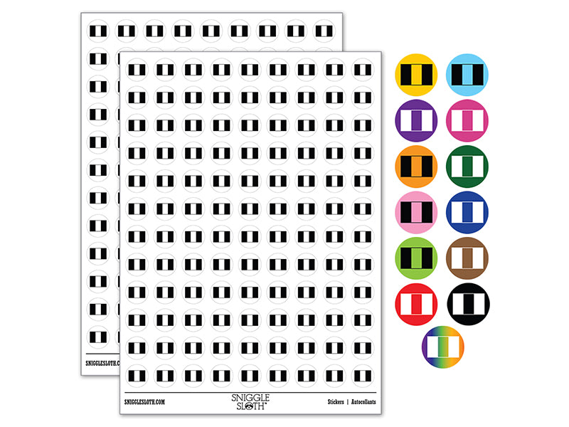 Italy Flag 200+ 0.50&#x22; Round Stickers
