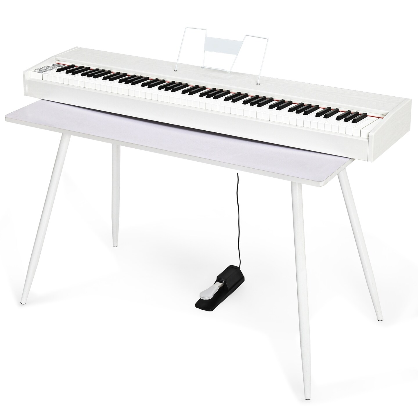 88-key Full Size Digital Piano Weighted Keyboard With Sustain Pedal