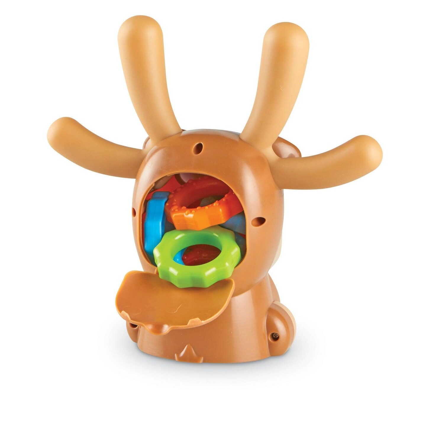 Max&#x27;s Fine Motor Moose: 12 Grabbable Rings for Skill Development | For Ages 2 to 5 Years