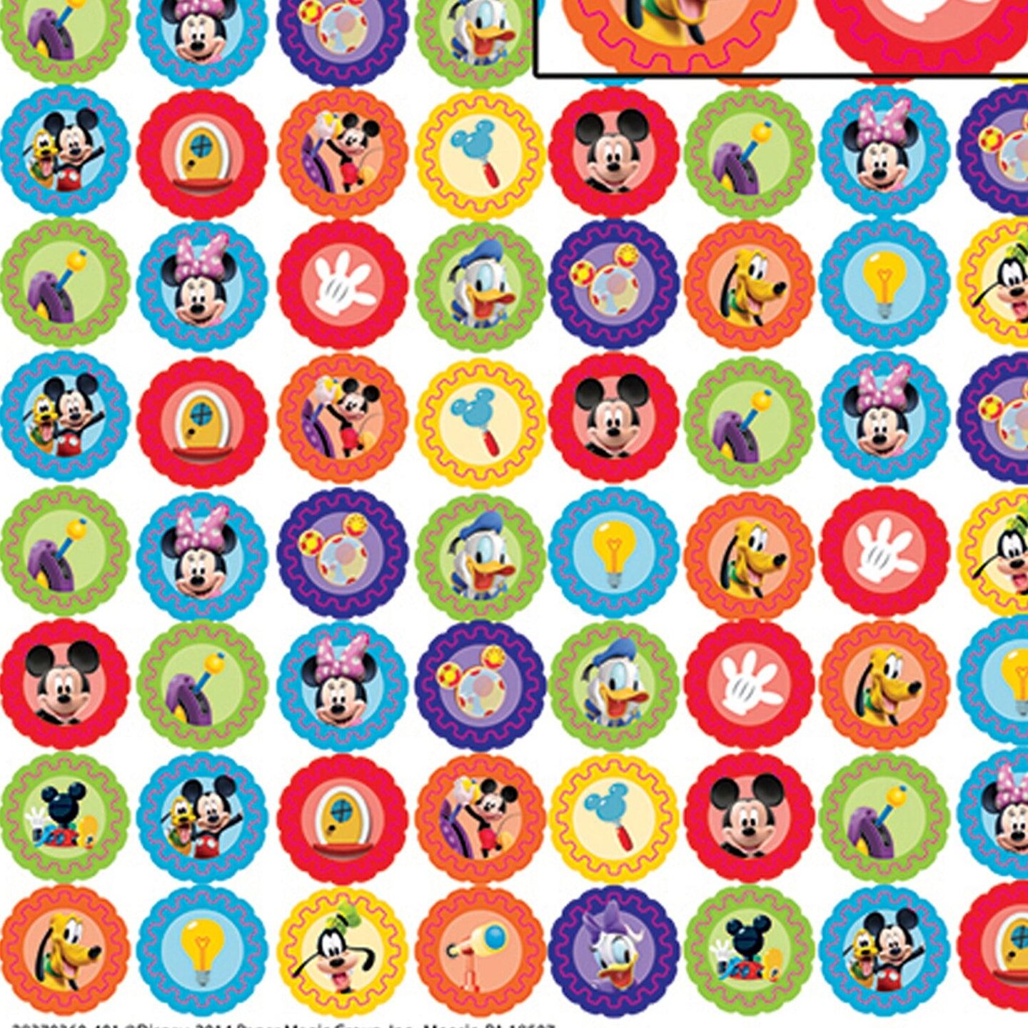 Mickey Mouse Clubhouse&#xAE; Gears Mini Stickers, 704 Per Pack, 12 Packs