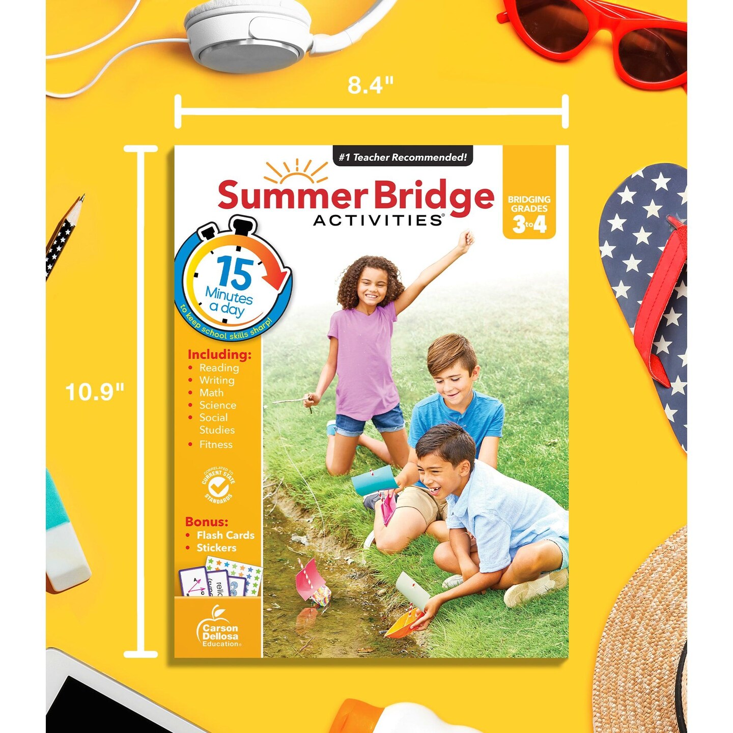 Summer Bridge Activities&#xAE; Workbook, Grade 3-4, Paperback