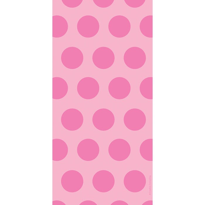 Candy Pink Polka Dot Favor Bags, 20 ct