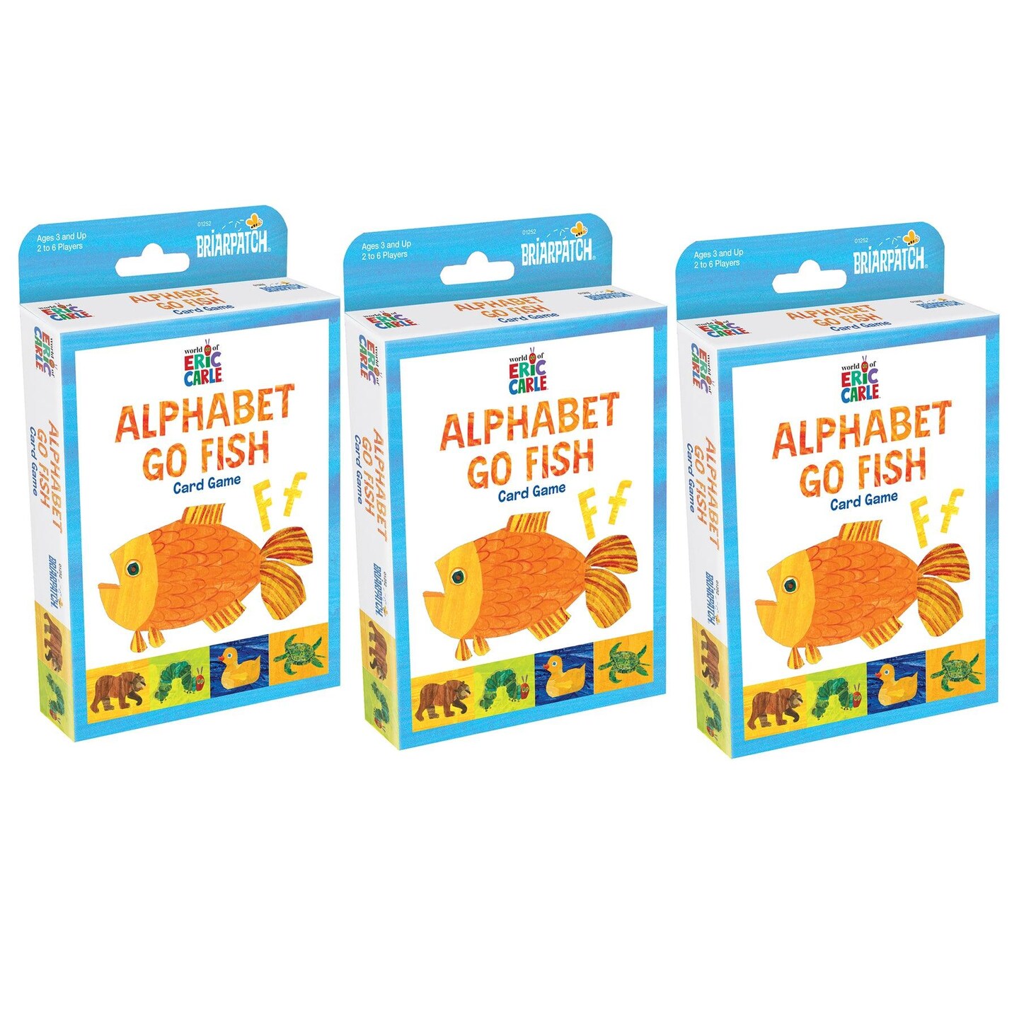 The World of Eric Carle&#x2122; Alphabet Go Fish Card Game, Pack of 3