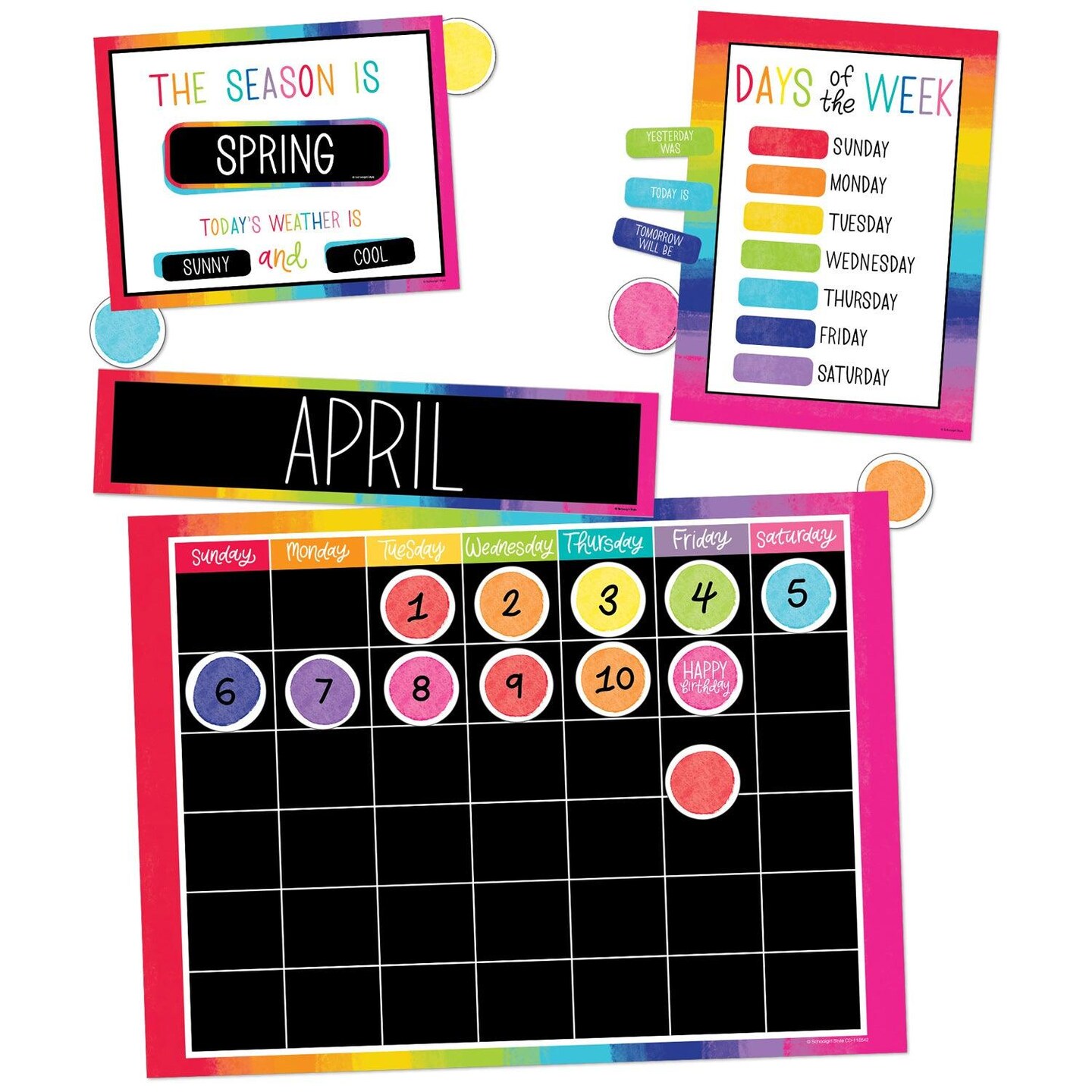 Light Bulb Moments Calendar Bulletin Board Set | Michaels
