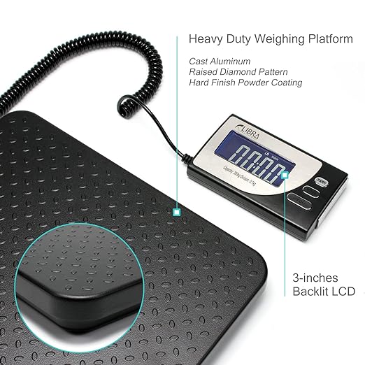 Libra Measurement&#xAE; Digital Heavy Duty Postal Shipping Scale