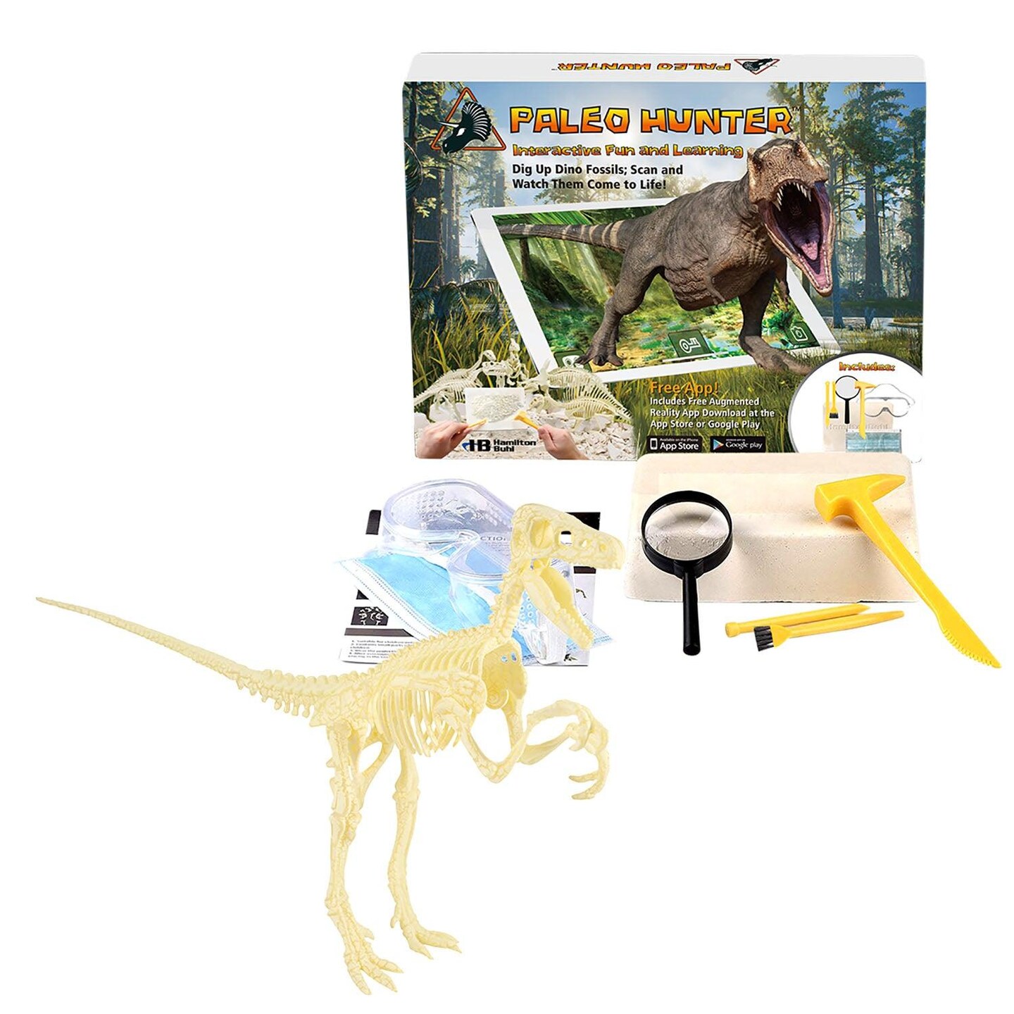 Paleo Hunter&#x2122; Dig Kit for STEAM Education - Velociraptor Rex