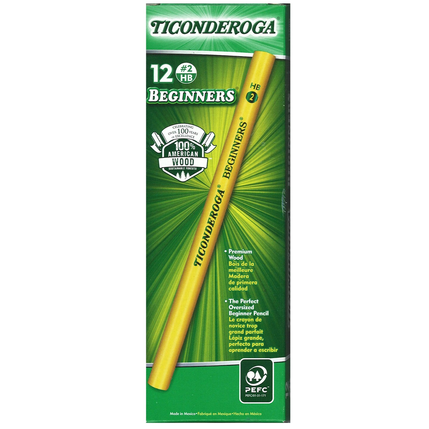 Beginners&#xAE; Pencils without Eraser, 12 Per Pack, 3 Packs